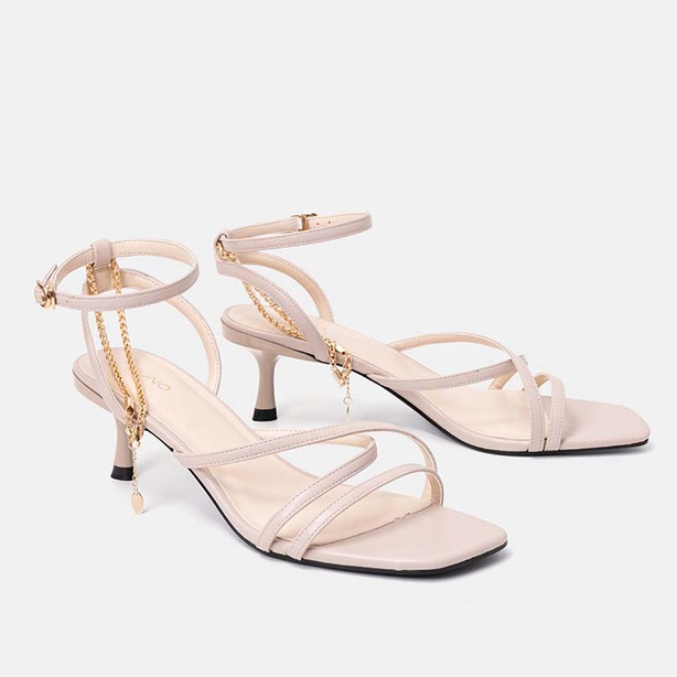 JUNO - Giày Sandal Mũi Vuông Quai Mảnh - SD07072