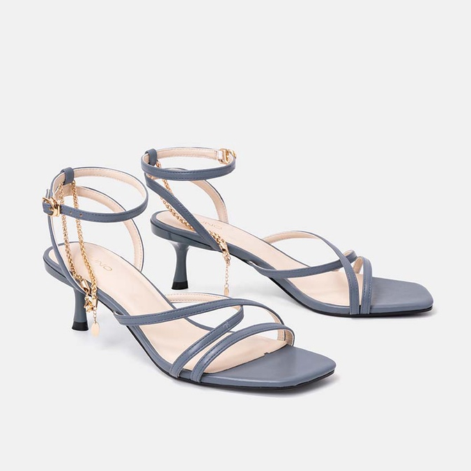 JUNO - Giày Sandal Mũi Vuông Quai Mảnh - SD07072