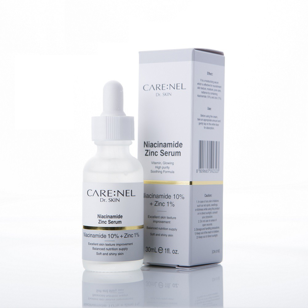 Care:Nel Serum giảm thâm sáng da ngừa mụn Care:Nel Niacinamide 10% Zinc 1% 30ml
