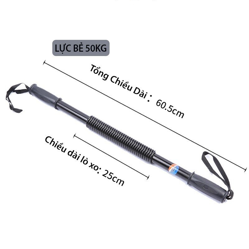 Gậy bẻ tập cơ tay lực 20kg, 30kg, 40kg, 50kg hàng xịn loại 1