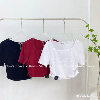 Áo croptop nhúm eo