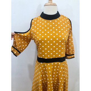 Đầm xòe vải mềm mát, 1 lớp, hàng thiết kế