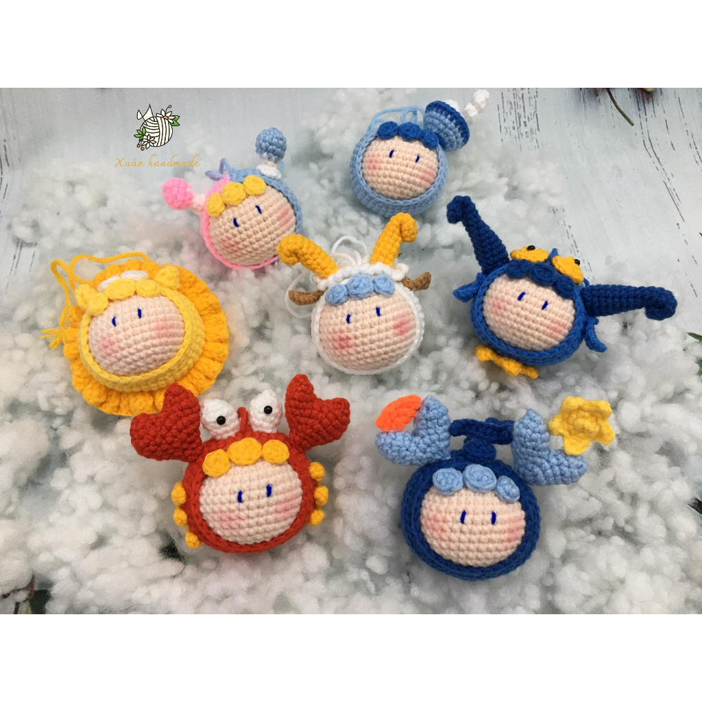 Móc khóa handmade- cung hoàng đạo