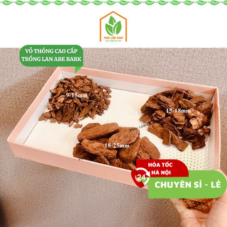 Vỏ thông cao cấp Abe Bark đã qua xử lý, đủ size to nhỏ, vỏ thông trồng lan giữ ẩm tốt