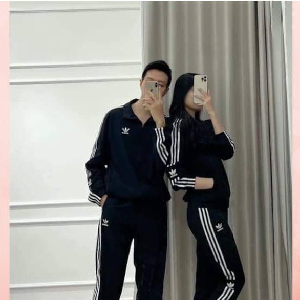 Bộ quần áo dài adidas nam nữ chất umi hàn co giãn siêu hot siêu đẹp