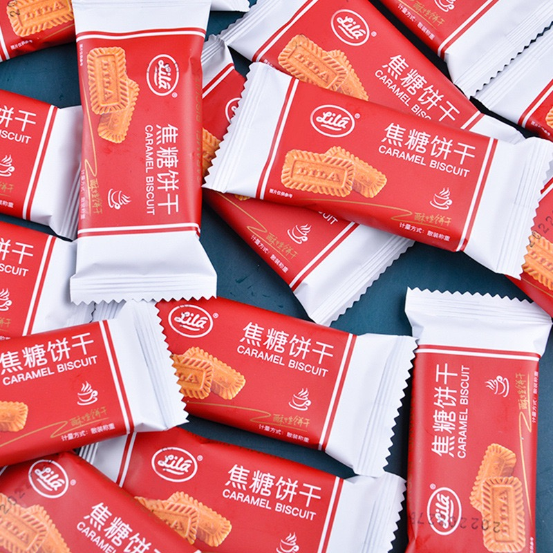 XẢ: Gói bánh quy giòn caramel GUANFENG 328g