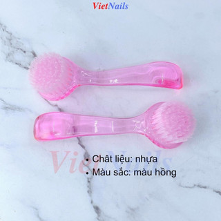 Cọ Vệ Sinh Móng Đầu Tròn Cán Dài  - Cọ Chà Móng Tay, Móng Chân