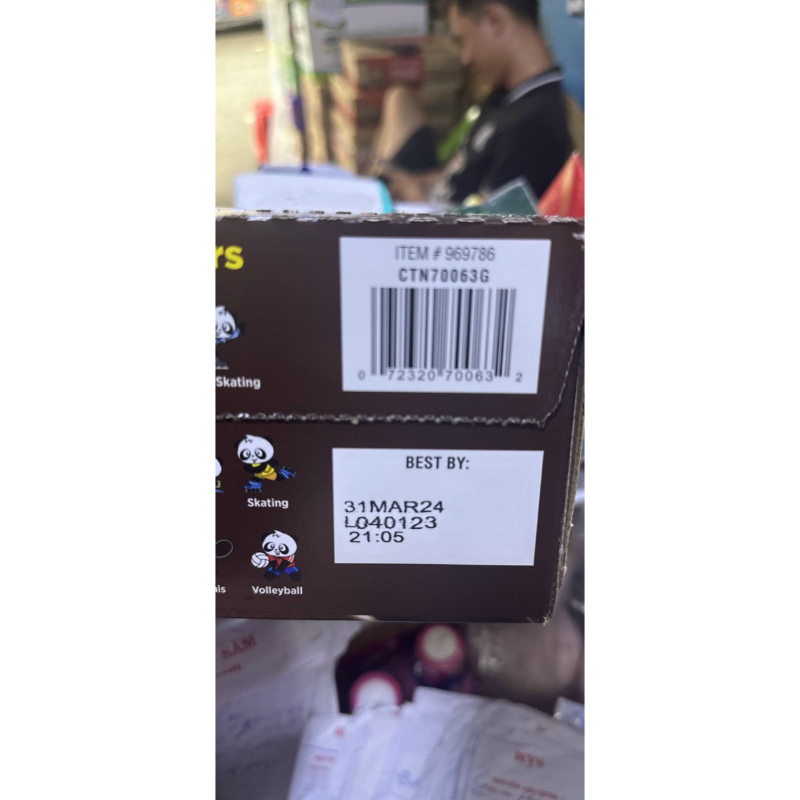 Bánh gấu Meiji Hello Panda Chocolate