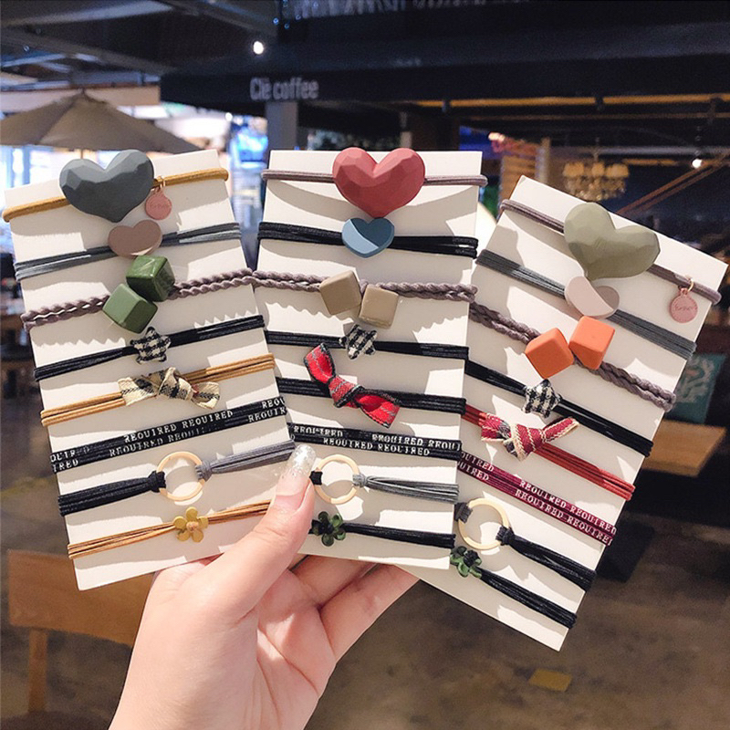 Dây buộc tóc thiết kế đơn giản Style Châu Âu