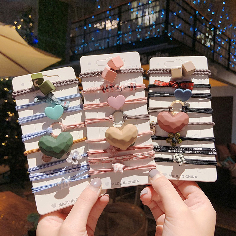 Dây buộc tóc thiết kế đơn giản Style Châu Âu