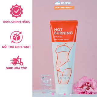 Kem tan mỡ bụng đùi bắp missha hot burning perfect body gel 200ml hàn quốc