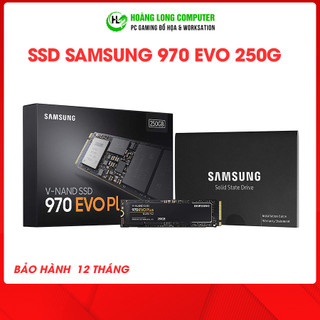 Ổ cứng ssd samsung 970 evo plus 250gb nvme m.2 pcie gen3 x4 ssd nhập khẩu bảo hành 36 tháng - hoàng long computer