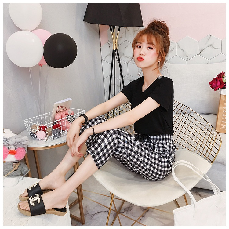 Set quần lửng áo cách điệu vải ccotton mặc thoải mái cho mùa hè, đồ bộ mặc nhà nữ siêu hot siêu xinh M21