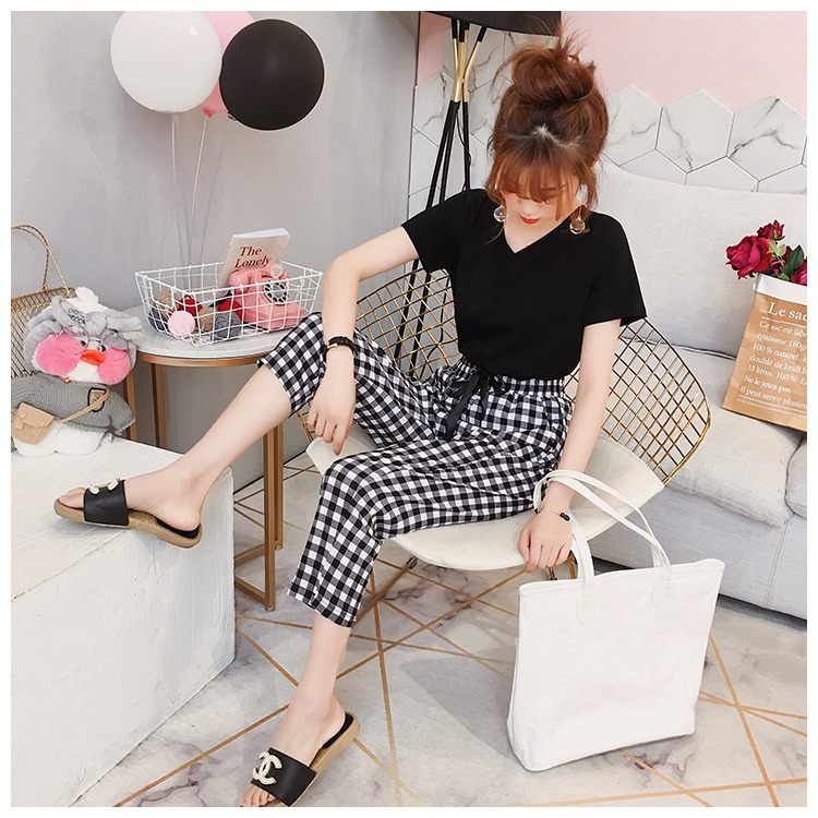 Set quần lửng áo cách điệu vải ccotton mặc thoải mái cho mùa hè, đồ bộ mặc nhà nữ siêu hot siêu xinh M21