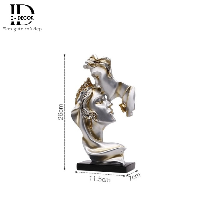 Tượng tình yêu vĩnh cửu , tượng trang trí 3D ,quà tặng ý nghĩa