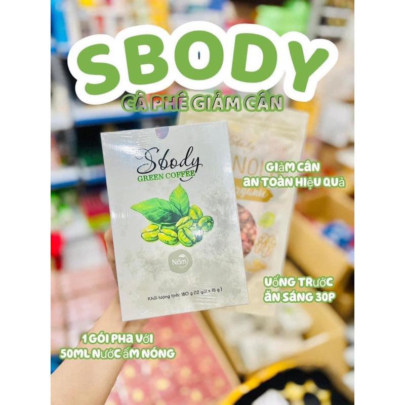 Cà Phê Sbody Green Coffee Giảm Cân Giảm Mỡ Hiệu Quả An toàn
