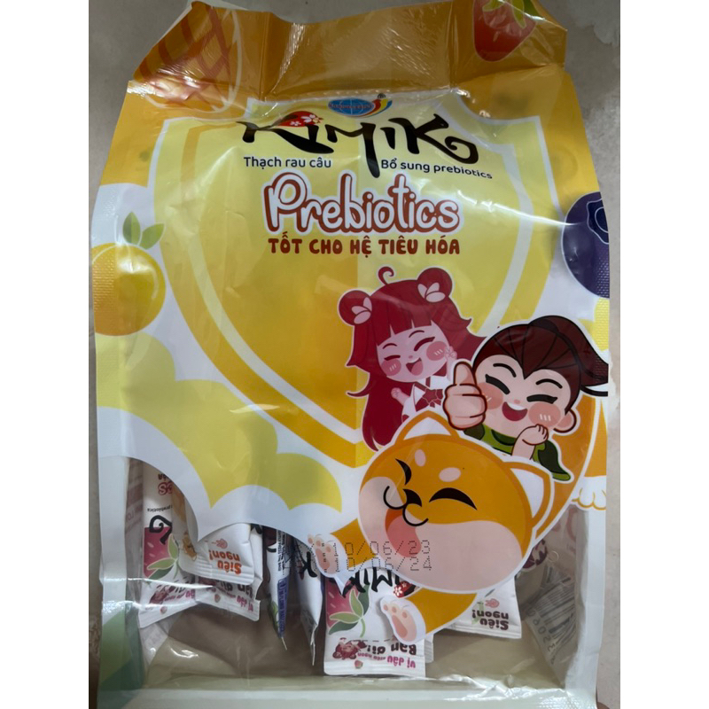 Thạch rau câu phong cách Nhật Bản Kimiko bổ sung Prebiotics - túi 500 g