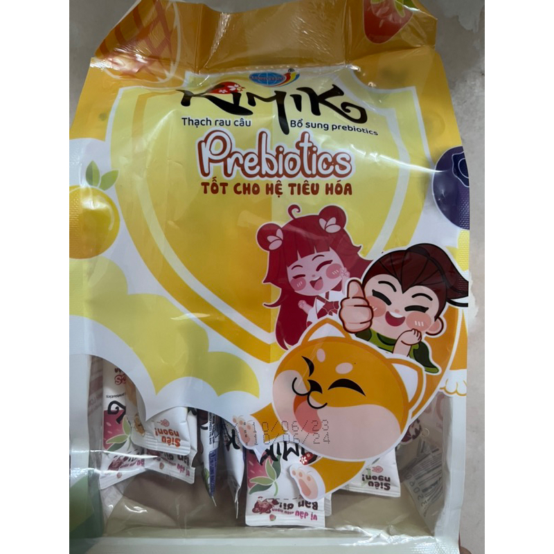 Thạch rau câu phong cách Nhật Bản Kimiko bổ sung Prebiotics - túi 500 g