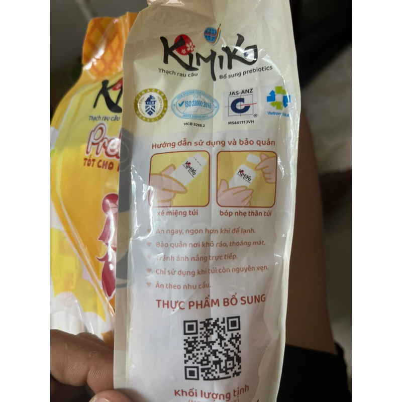 Thạch rau câu phong cách Nhật Bản Kimiko bổ sung Prebiotics - túi 500 g