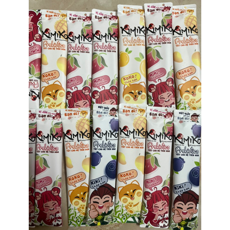 Thạch rau câu phong cách Nhật Bản Kimiko bổ sung Prebiotics - túi 500 g