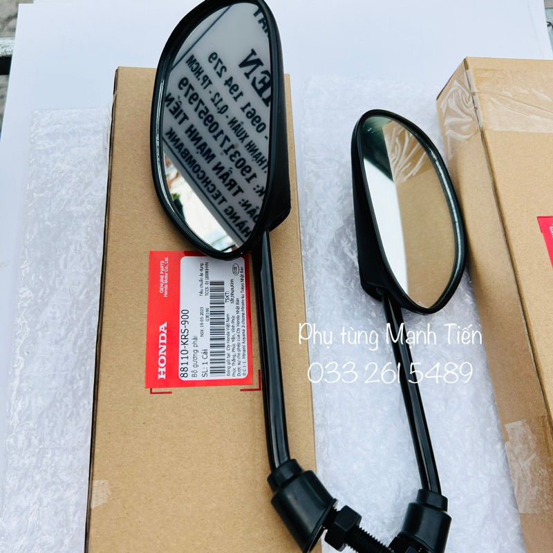 Gương xe máy Dream , Wave chính hãng mã 88110/88120KRS900