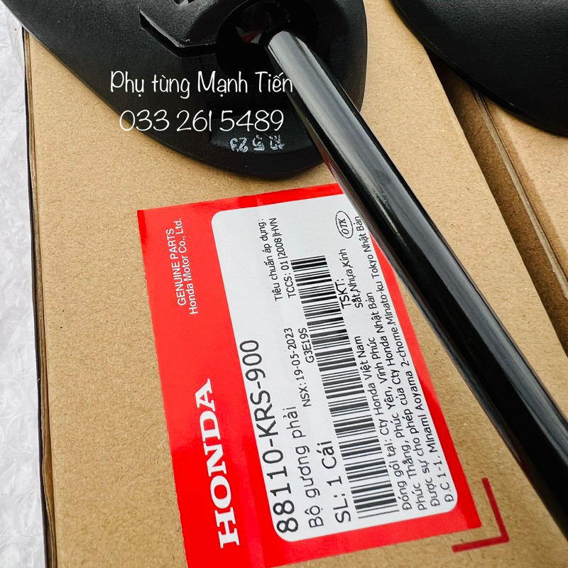 Gương xe máy Dream , Wave chính hãng mã 88110/88120KRS900