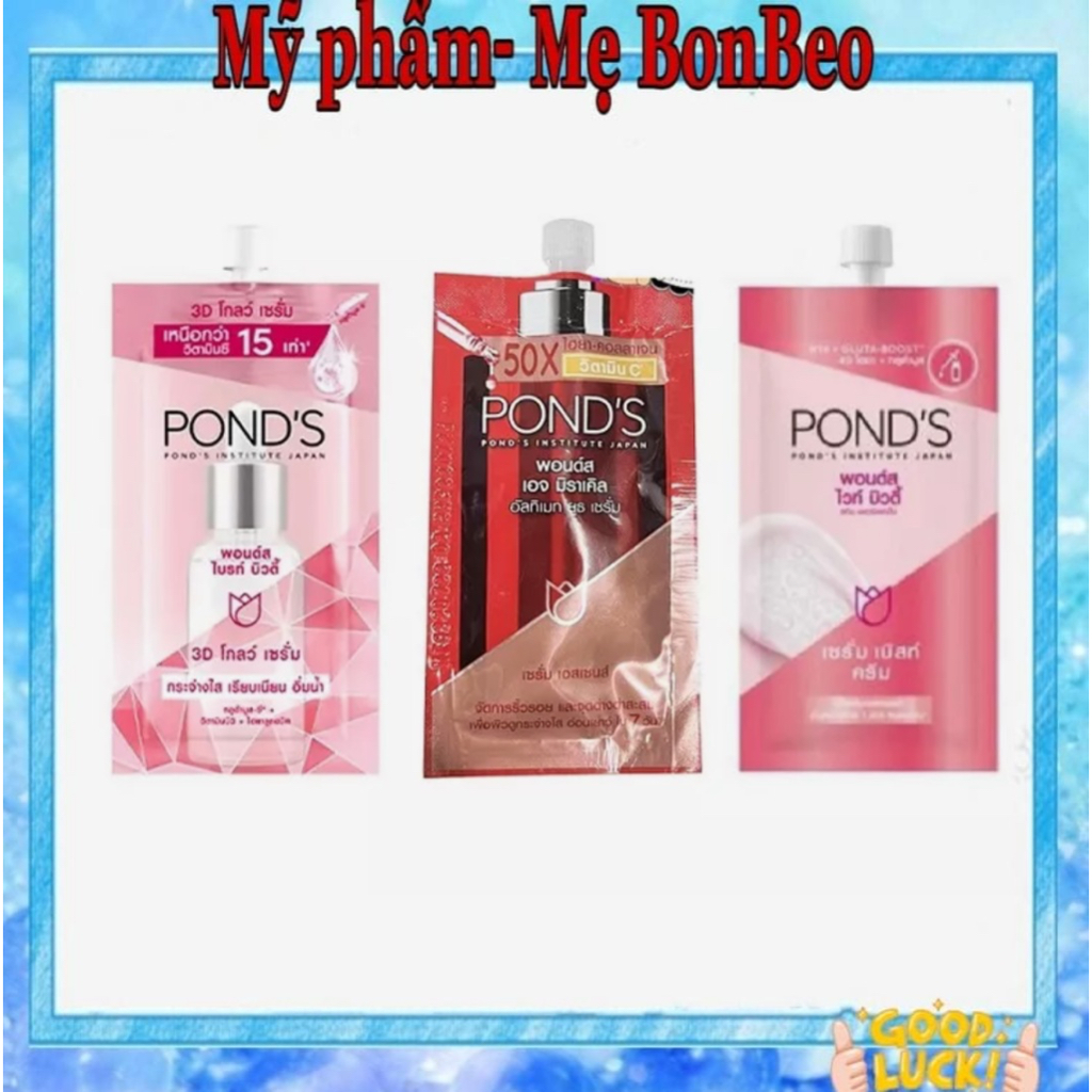 Tinh chất Serum Pond's dưỡng sáng da , ngăn ngừa lão hoá mờ thâm 7g