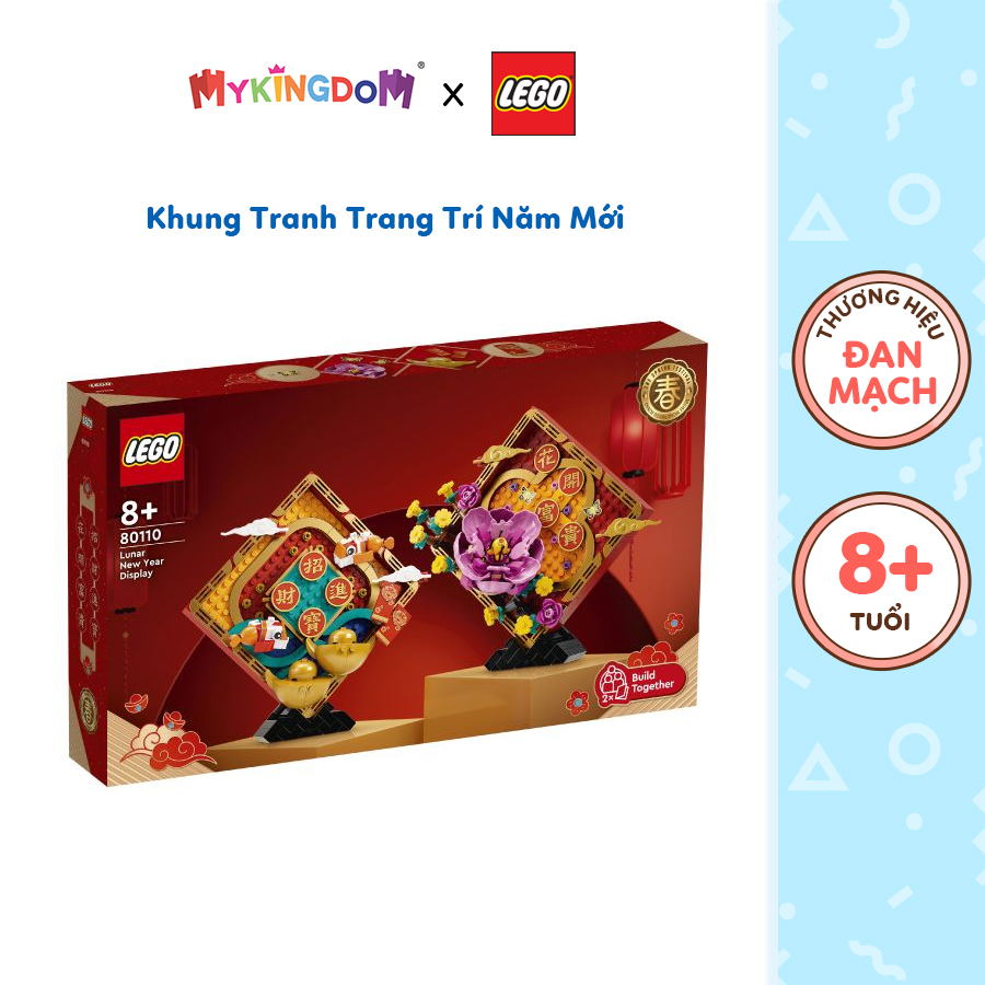 Đồ Chơi Lắp Ráp LEGO Adults Khung Tranh Trang Trí Năm Mới 80110 (872 chi tiết)