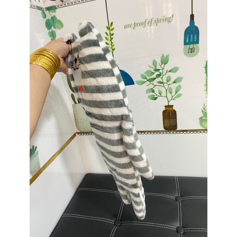 Thú bông dài mèo sọc