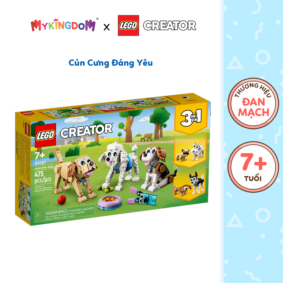 Đồ Chơi Lắp Ráp LEGO Cún Cưng Đáng Yêu 31137 (457 chi tiết)