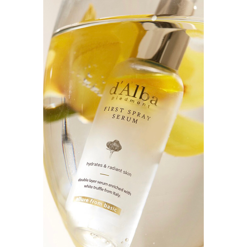 Xịt Khoáng Căng Bóng Da dAlba White Truffle First Spray Serum 100ml Nobox