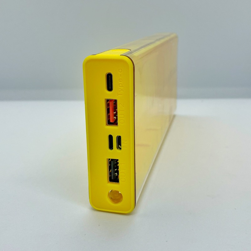 Vỏ Sạc Dự Phòng Không Dây 8 PIN 18650 Trong Suốt Sạc Nhanh 22,5W QC 3.0