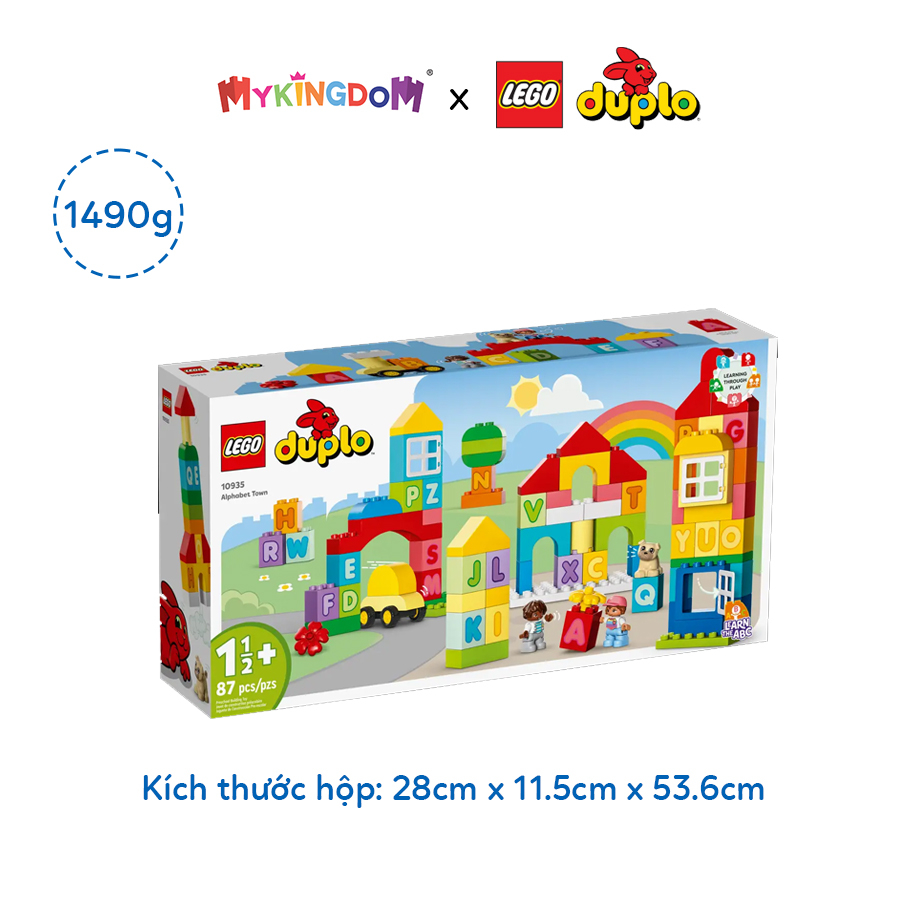 Đồ Chơi Lắp Ráp LEGO Duplo Ngôi Nhà Bảng Chữ Cái 10935