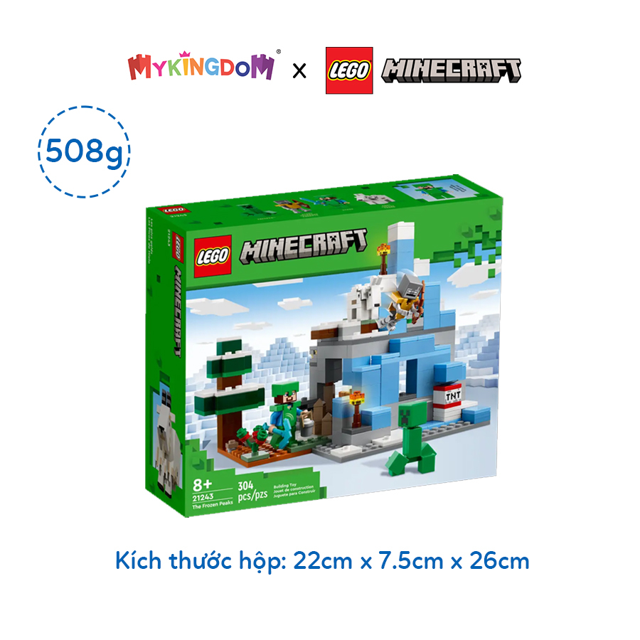 Đồ Chơi Lắp Ráp LEGO Minecraft Đỉnh Núi Băng Giá 21243