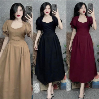 I BIG SIZE I - ĐẦM NỮ DÁNG DÀI ĐI TIỆC PARTY SIZE 50 - 90KG - BJTY SHOP BIG SIZE