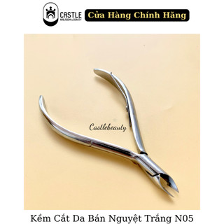 Combo 10 kềm bán nguyệt trắng làm nail chất liệu cao cấp, thiết kế mũi kiềm dễ cắt, an toàn sử dụng