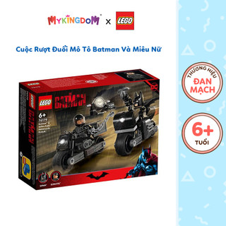 Đồ Chơi LEGO Cuộc Rượt Đuổi Mô Tô Của Batman Và Miêu Nữ 76179