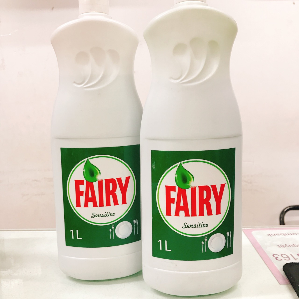 Nước rửa bát Fairy Sensitve 1 Lít - Đức - Dành cho da nhạy cảm