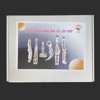 Combo Mô HÌnh Lắp Ráp Sưu Tầm Gỗ