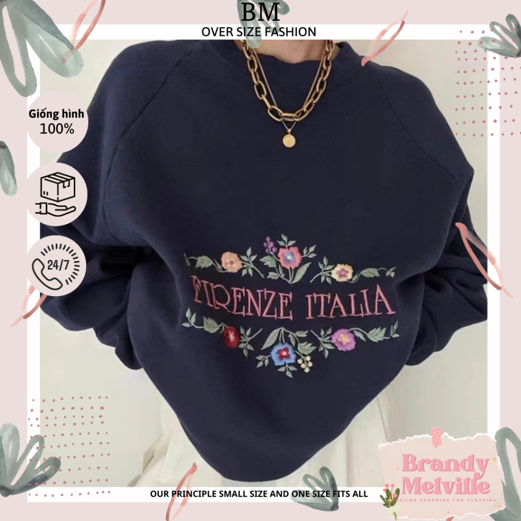 Áo Sweater Firenze Italia Sweatshirt [Brandy Melville]