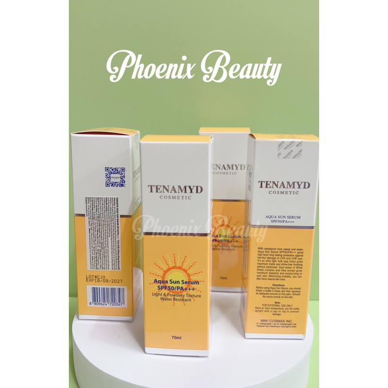 Huyết Thanh Chống Nắng Tenamyd SPF 50/PA+++ Aqua Sun Serum SPF Hiệu Quả, Dành Cho Mọi Loại Da