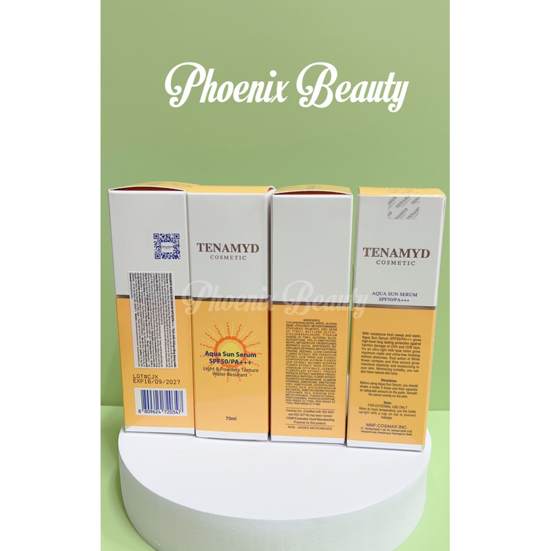 Huyết Thanh Chống Nắng Tenamyd SPF 50/PA+++ Aqua Sun Serum SPF Hiệu Quả, Dành Cho Mọi Loại Da