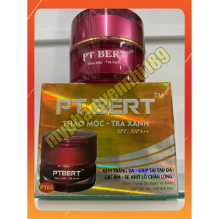 PT bert thảo mộc trà xanh kem trắng da, giúp tái tạo da, giữ ẩm, se khít lỗ chân lông