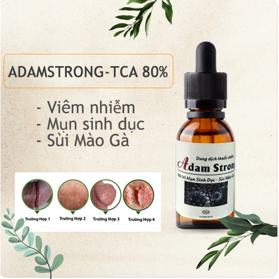 LỌ BÔI ADAMSTRONG 60%  thổi bay sùi mào gà SMAGA sau 10 ngày sử dụng sản phẩm ( có che tên sản phẩm )