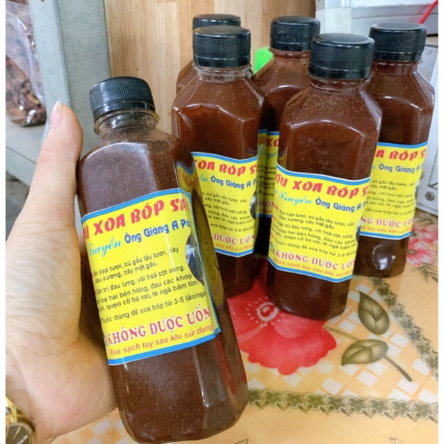Rượu xoa bóp dân tộc SaPa giúp giảm đau nhức xương khớp, đau mỏi vai gáy hiệu quả
