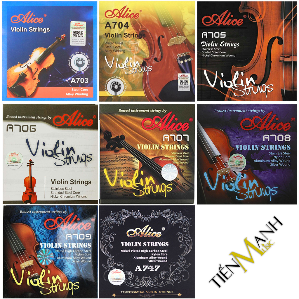 Dây Đàn Violin Strings Alice A703, A704, A705, A706, A707, A708, A709, A747