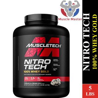 Whey Tăng Cơ Cao Cấp MuscleTech Nitro Tech Whey Gold 5lbs