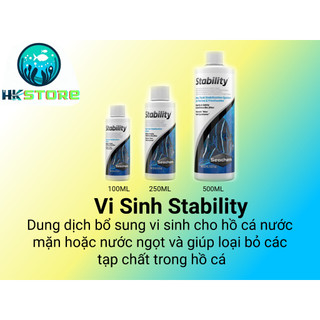 Vi sinh stability , dung dịch làm trong nước, giảm stress cho cá cảnh - phụ kiện hồ cá huỳnh khang store