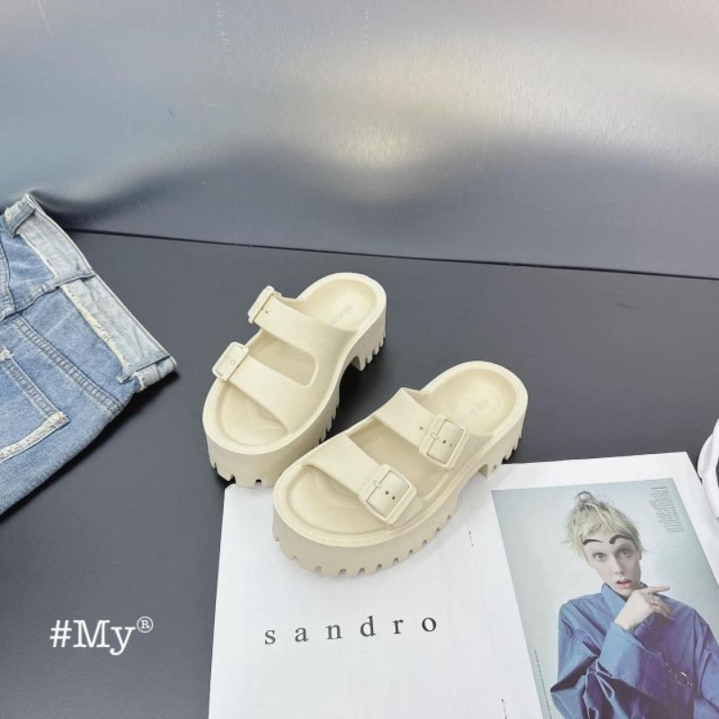 Dép bánh mì eva đế răng cưa hàng xuất Âu Mỹ