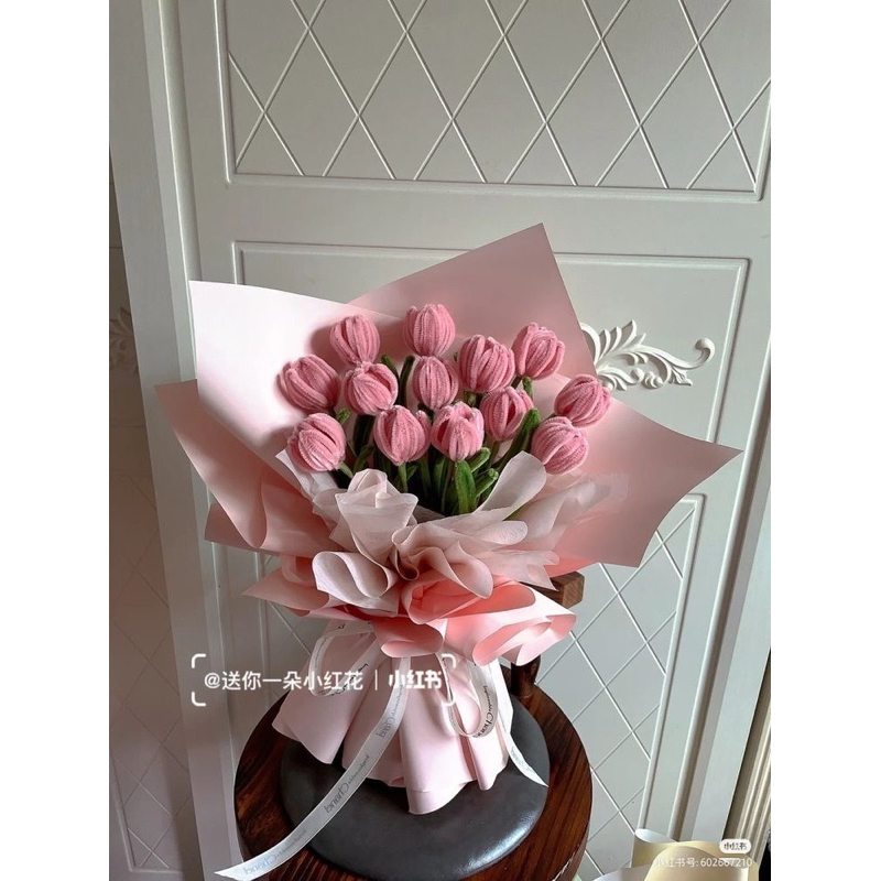 Hoa Tilip Sợi Bông Nhân Tạo Không Héo Tặng Ny Hay Crush